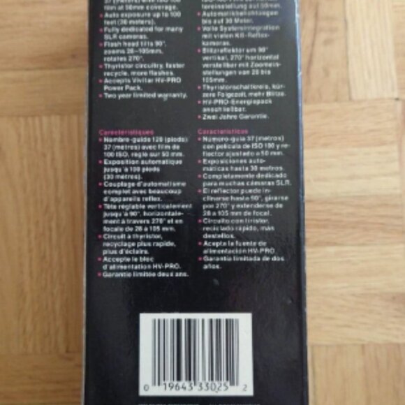 NEW OPEN BOX Vivitar Series 1 600N Dedicated Flashgun Nikon Film Cameras - Picture 2 of 6